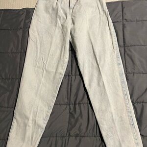 VINTAGE 80s Palmetto’s Light Gray Boyfriend Jeans